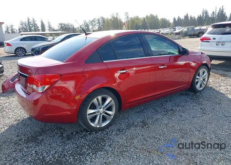 2011 Chevrolet Cruze Ltz z USA, uszkodzony, nr VIN 1G1PH5S99B7228579
